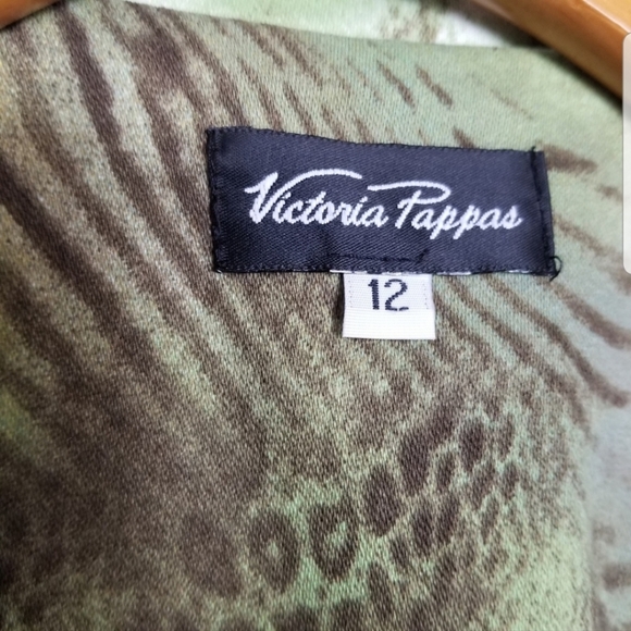 Victoria Pappas Animal Print Blazer Jacket - Picture 7 of 8